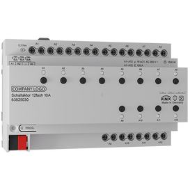 KNX Schaltaktor 12fach 10A 