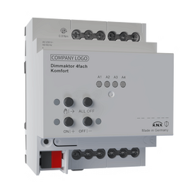 KNX Dimmaktor 4fach Secure Komfort